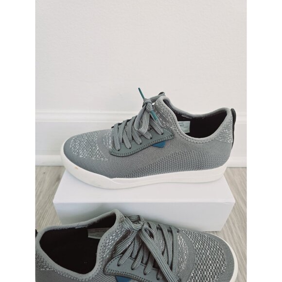 Vessi Weekend Unisex Mens 6 - Womens 7 Waterproof Concrete Grey Sneaker Shoes - Picture 10 of 11